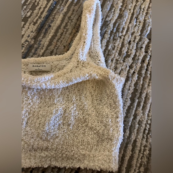 White Babaton Bralet Top by Aritzia - Picture 3 of 4